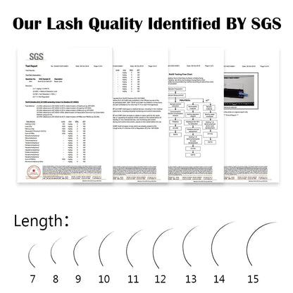 Vita NAGARAKU 16Rows Classic Individual Eyelash Extension Lashes Matte Black Professional Soft Natural