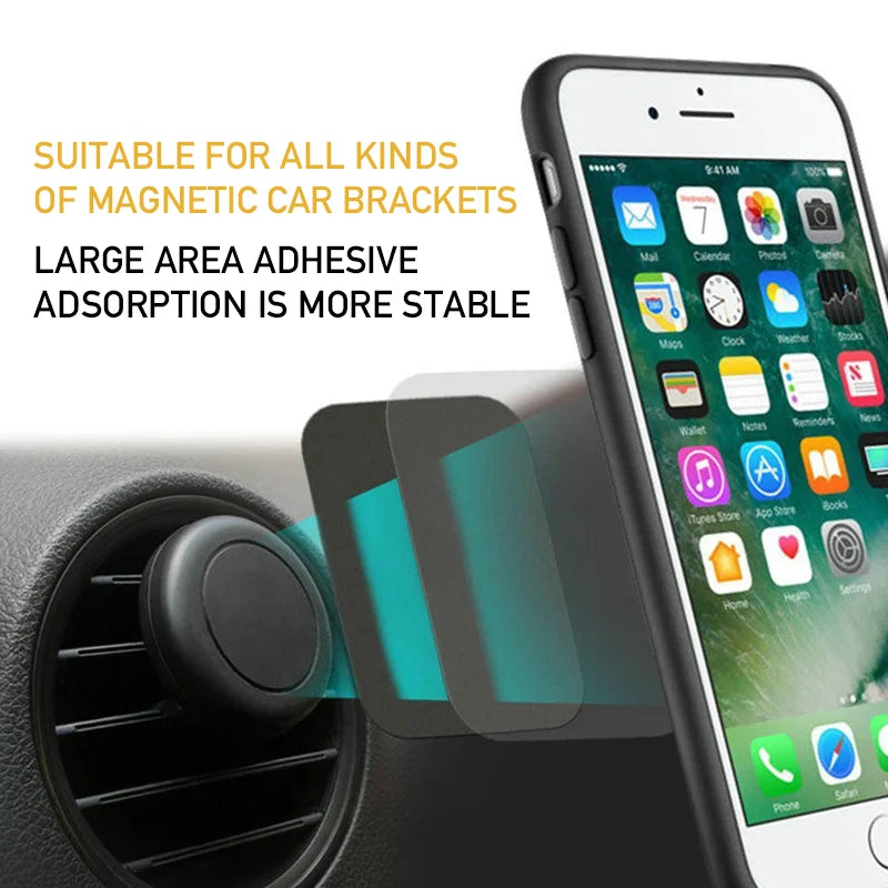 Vita STARMAP 5-Piece Round & Square Magnetic Metal Plates for Car Phone Mount