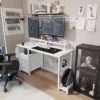 VitaHome™ ErgoPower Pro Office Desk with Monitor Stands