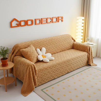 VitaHome™ FlockedGuard Soft Sofa Protection Throw