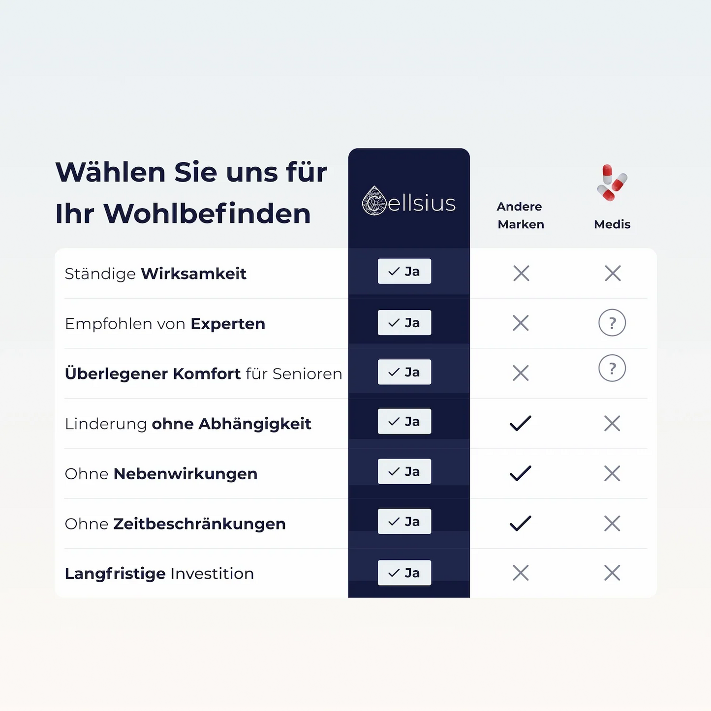 Vita Cellsius Orthopädisches Kniekissen
