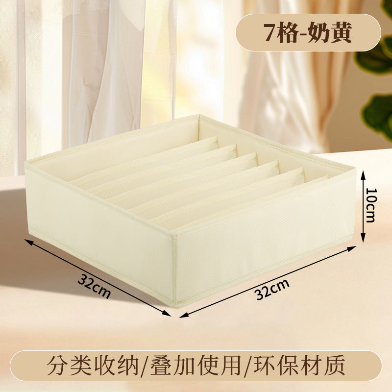 Vital™ Foldable Fabric Underwear & Sock Organizer Box with Dividers