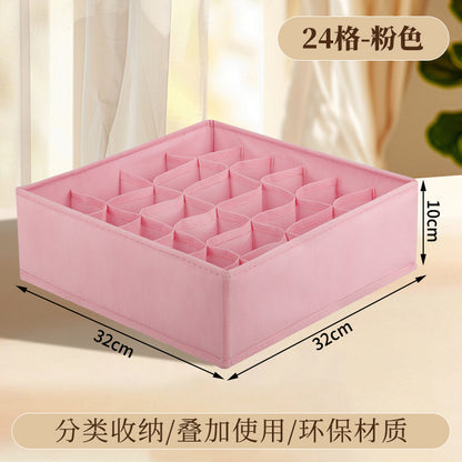 Vital™ Foldable Fabric Underwear & Sock Organizer Box with Dividers