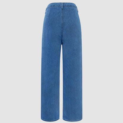 VitaCare™ Silhouette High-Waist Wide-Leg Denim Trousers