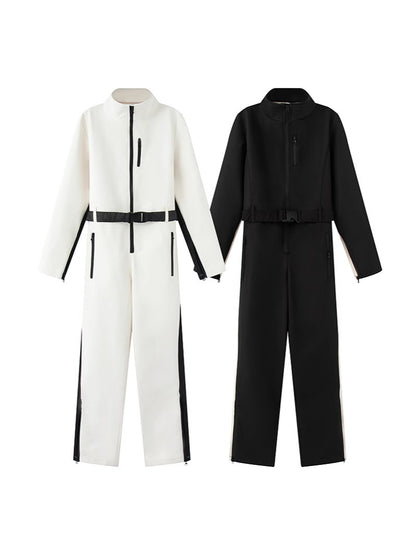 European and American Women's Clothing 2025 Spring New Ski Jumpsuit Series Waterproof and Warm Suit for Women with a Light Luxury and High-End Feel – Ansicht 2