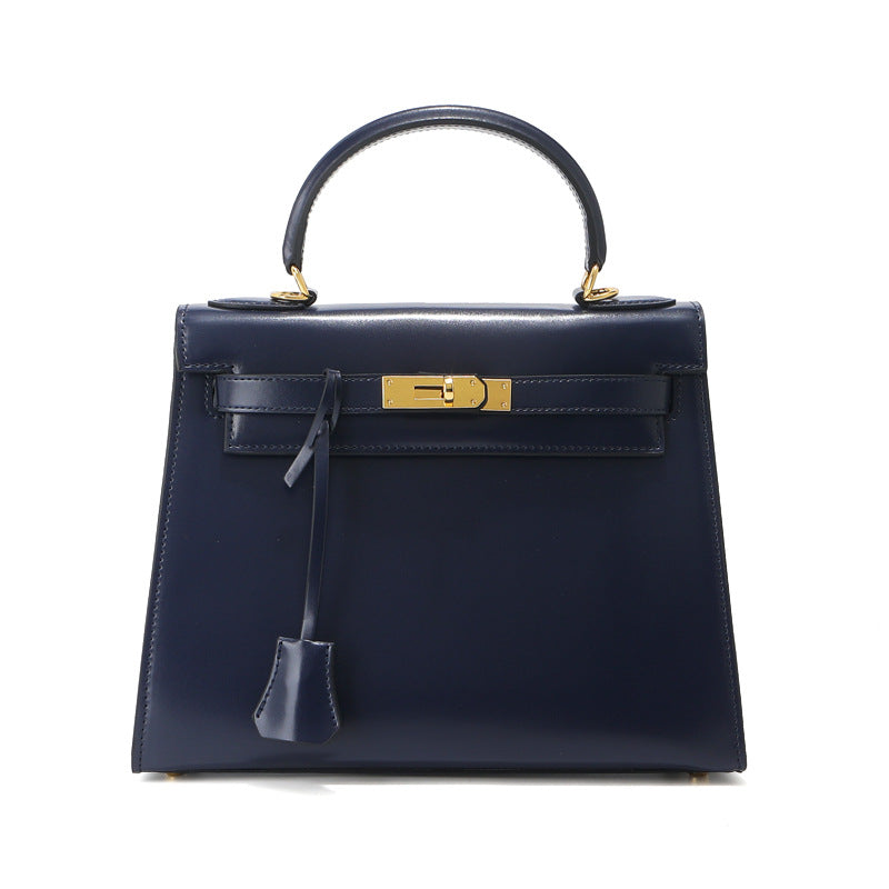 VitaBella™ Bellagio– Strukturierte Tasche aus glattem echtem Leder ( 28 CM ) – Ansicht 12