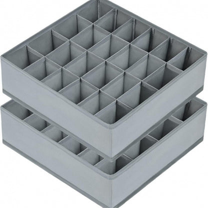 Vital™ Foldable Fabric Underwear & Sock Organizer Box with Dividers