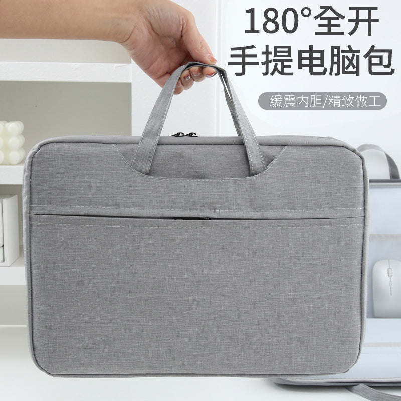 Source Factory Laptop Bag 14inch 15inch Computer Bag Portable Laptop Bag Lightweight Business Briefcase – Ansicht 3