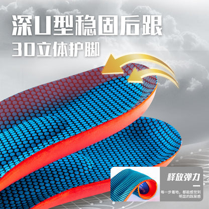 Sports Insoles, Summer Military Training Soft Soles, Shock-Absorbing Men's Sweat-Absorbing Insoles, Flat Arch Full Padded Heel Insoles Wholesale – Ansicht 4
