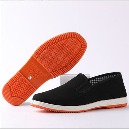 Old Beijing Cloth Shoes Casual Cloth Shoes Driving Exercise Running Comfortable Breathable Soft Sole Wear-resistant Non-slip Black Cloth Shoes – Ansicht 6