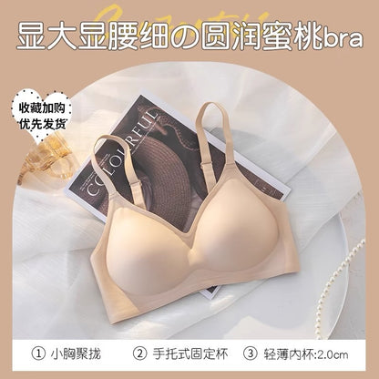 Vital™ CloudSoft Seamless Lift Push-Up Bra | Anti-Sagging Wireless Support Underwear