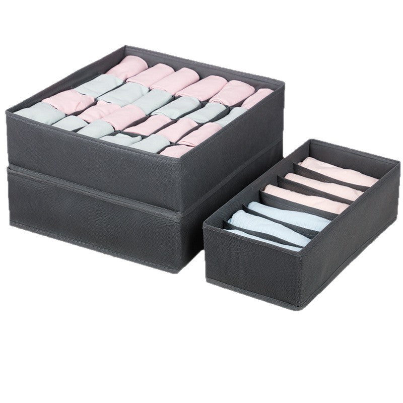 Vital™ Foldable Fabric Underwear & Sock Organizer Box with Dividers