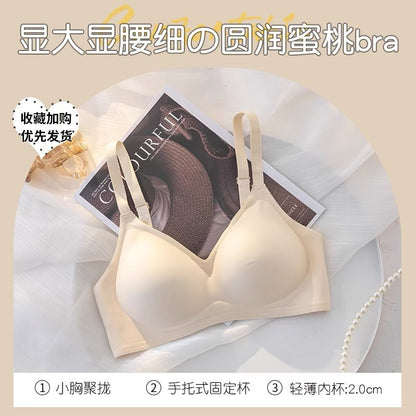 Vital™ CloudSoft Seamless Lift Push-Up Bra | Anti-Sagging Wireless Support Underwear