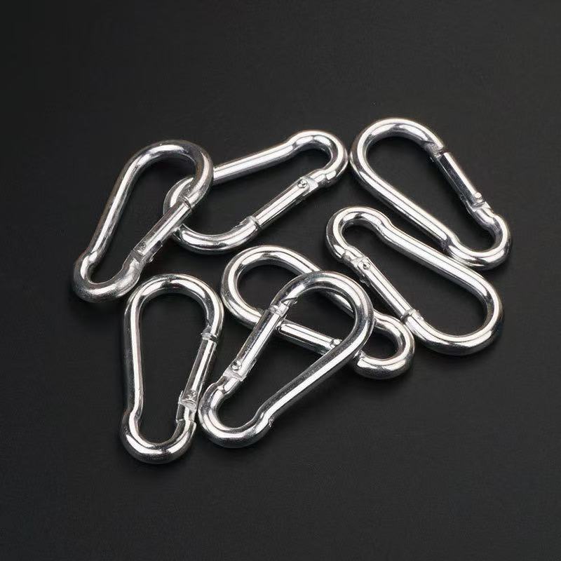 Vital™ Heavy-Duty Stainless Steel Spring Safety Carabiner & Climbing Snap Hook