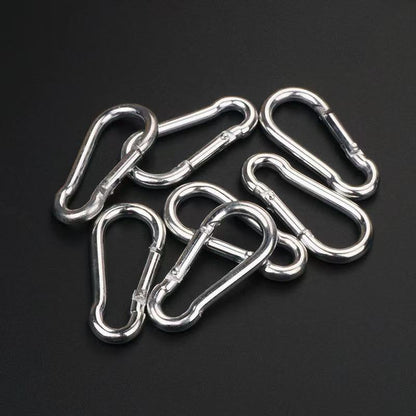 Vital™ Heavy-Duty Stainless Steel Spring Safety Carabiner & Climbing Snap Hook