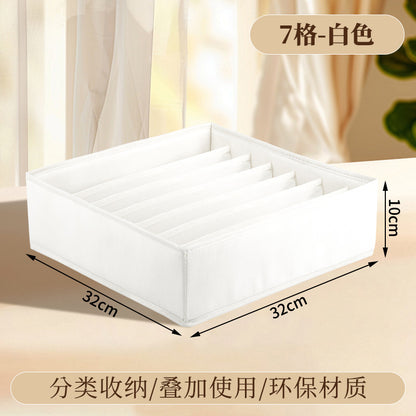 Vital™ Foldable Fabric Underwear & Sock Organizer Box with Dividers