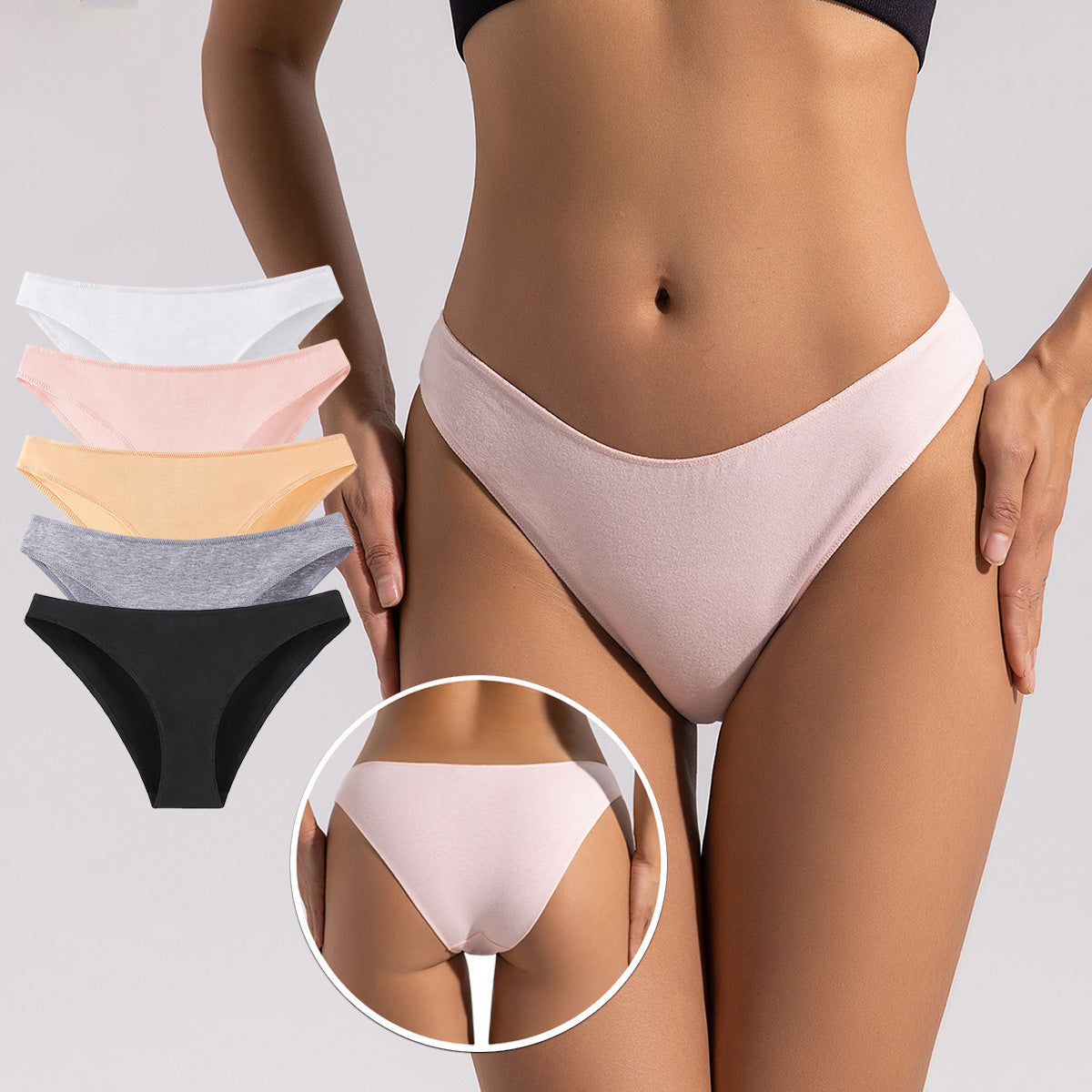 Vital™ Japanese Low-Waist Cotton Briefs | Breathable Plus-Size Skin-Friendly Panties
