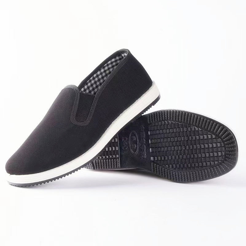 Old Beijing Cloth Shoes Casual Cloth Shoes Driving Exercise Running Comfortable Breathable Soft Sole Wear-resistant Non-slip Black Cloth Shoes – Ansicht 4