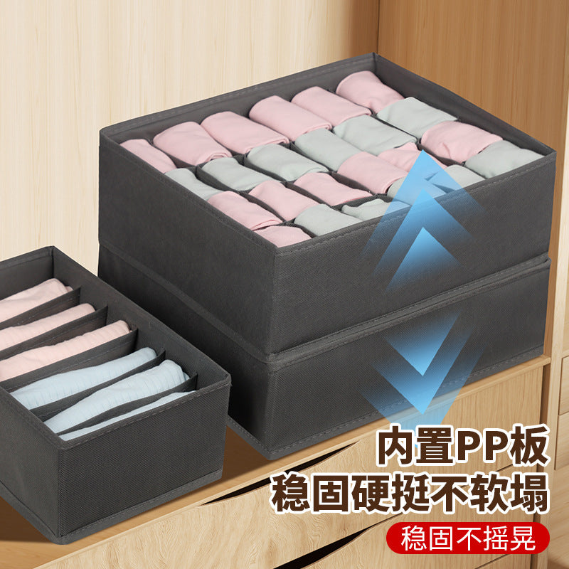 Vital™ Foldable Fabric Underwear & Sock Organizer Box with Dividers