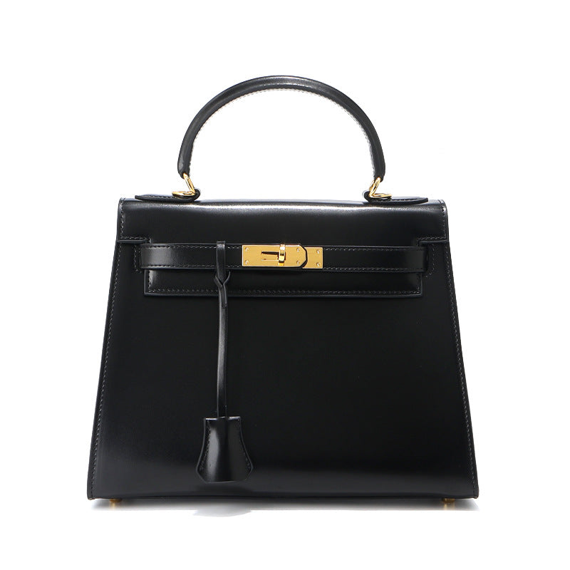 VitaBella™ Bellagio– Strukturierte Tasche aus glattem echtem Leder ( 28 CM )