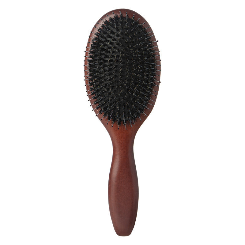 Natural and Authentic Boar Bristle Air Cushion Comb Air Bag Massage Comb Scalp Meridian Fluffy Bamboo Comb Beech Wood Comb Wholesale – Ansicht 5