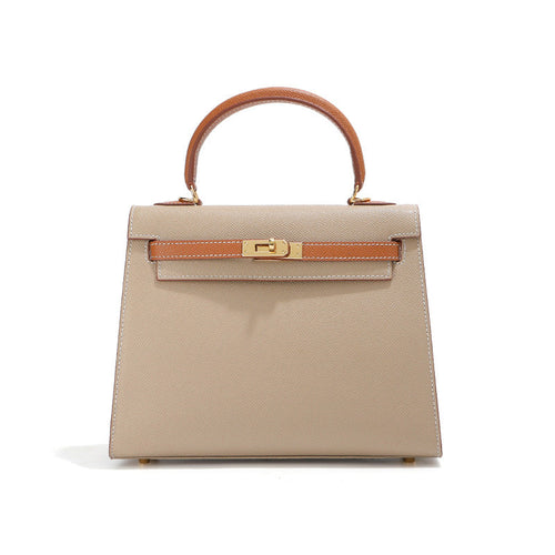 Vitalia™ Milano Duo – Strukturierte Tasche aus echtem Pebbled-Leder ( 22 CM und 25 CM )
