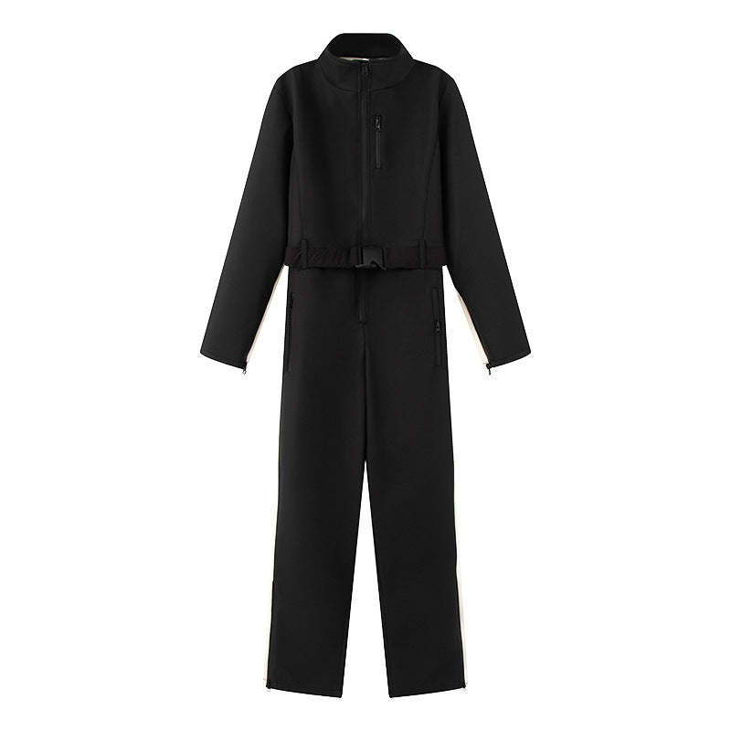 European and American Women's Clothing 2025 Spring New Ski Jumpsuit Series Waterproof and Warm Suit for Women with a Light Luxury and High-End Feel – Ansicht 9