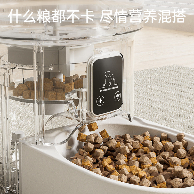Automatic Pet Feeder, Mobile Phone Wifi Bluetooth Timing Control, Smart Feeder, Cat Pet Supplies – Ansicht 4