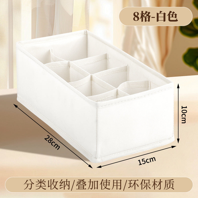 Vital™ Foldable Fabric Underwear & Sock Organizer Box with Dividers