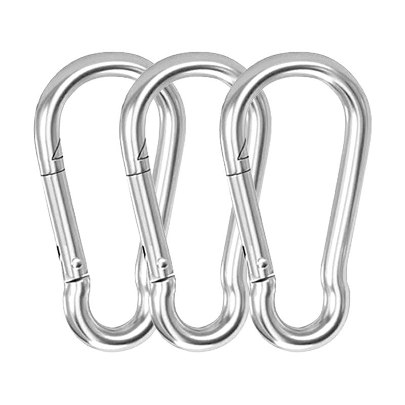 Vital™ Heavy-Duty Stainless Steel Spring Safety Carabiner & Climbing Snap Hook