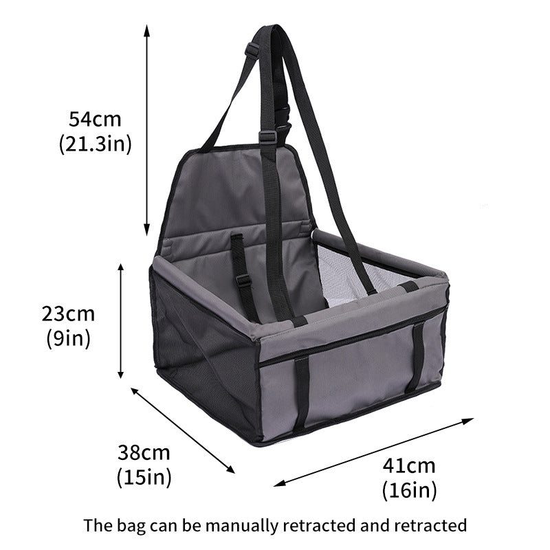 Vital™ 2-in-1 Car Pet Carrier & Dog Safety Booster Seat | Travel Bag & Backpack