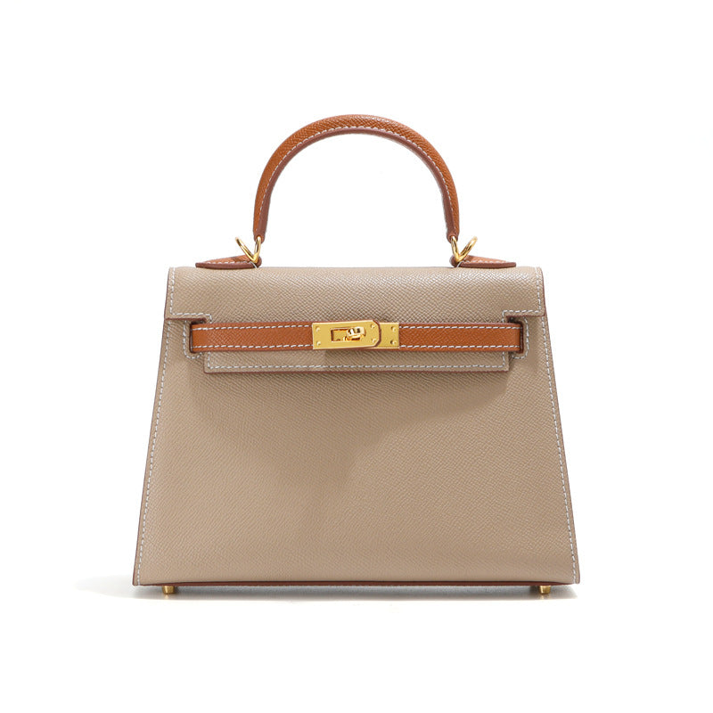 Vitalia™ Milano Duo – Strukturierte Tasche aus echtem Pebbled-Leder ( 22 CM und 25 CM )