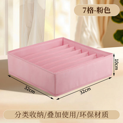 Vital™ Foldable Fabric Underwear & Sock Organizer Box with Dividers