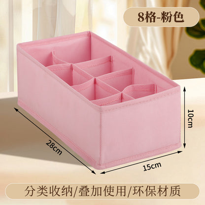 Vital™ Foldable Fabric Underwear & Sock Organizer Box with Dividers