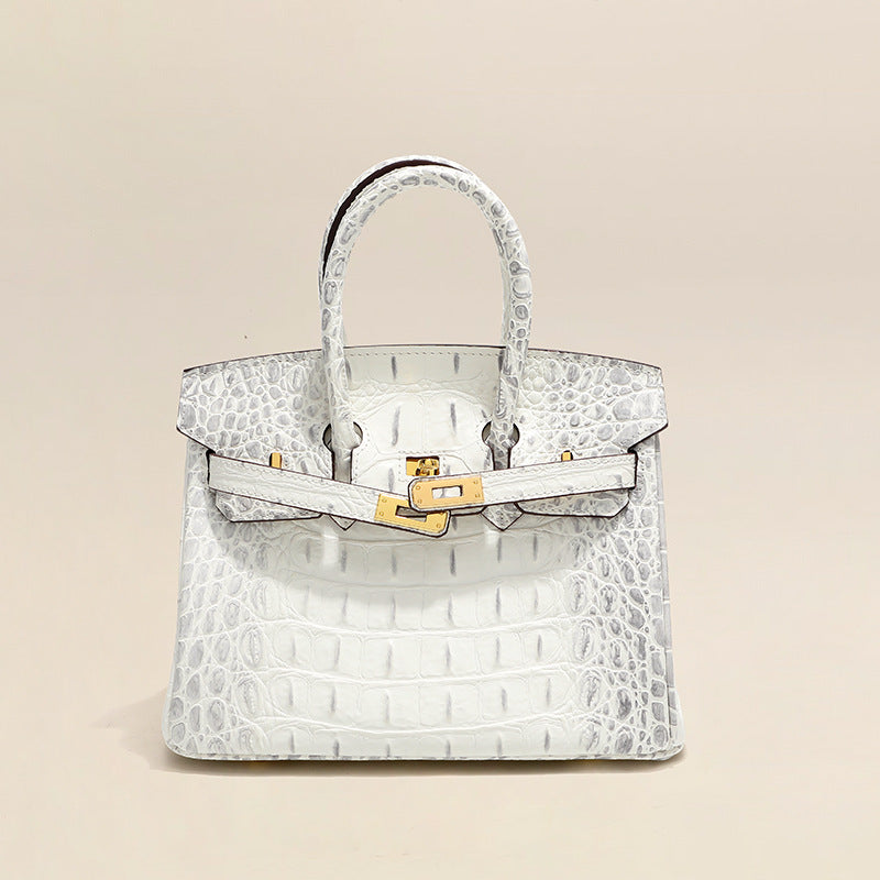 VitaBella™ Bianca  – 30 cm Tasche aus echtem Leder – Ansicht 4