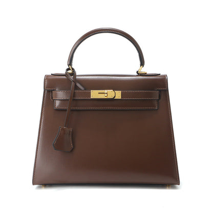 VitaBella™ Bellagio– Strukturierte Tasche aus glattem echtem Leder ( 28 CM ) – Ansicht 14