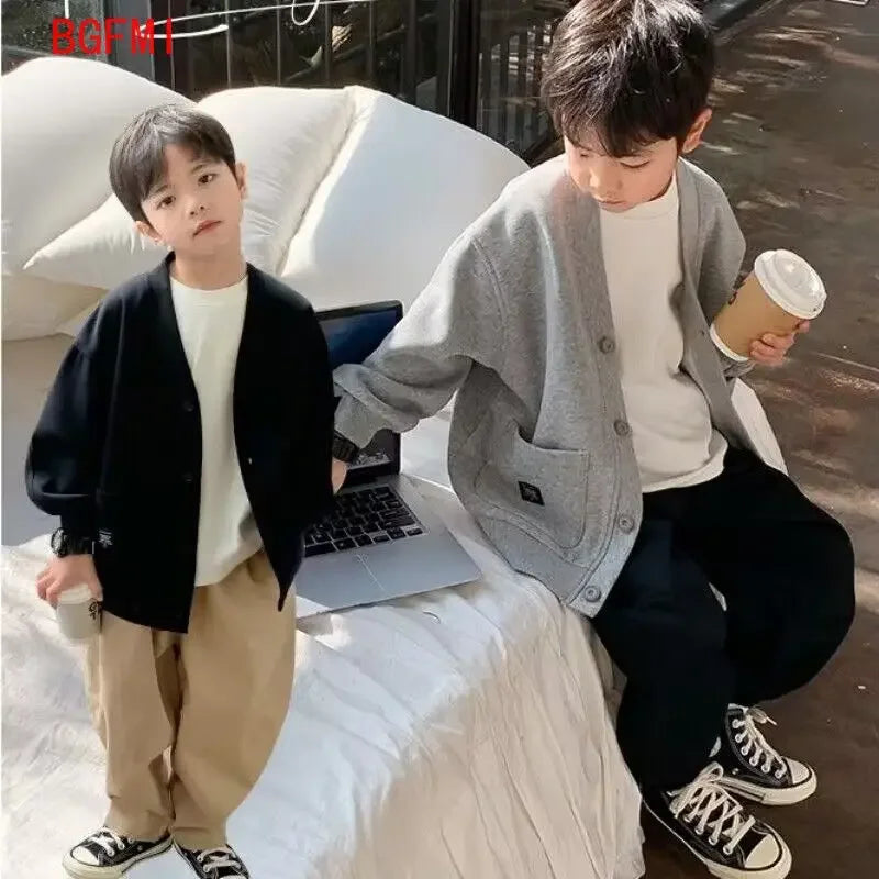 VitaHome™ LittleKnits Classic Cotton Kids Cardigan