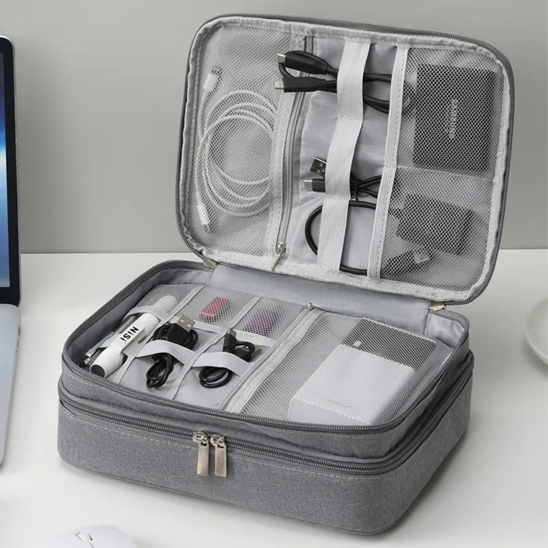 Vital™ TechVault Three-Layer Digital Organizer Travel Case