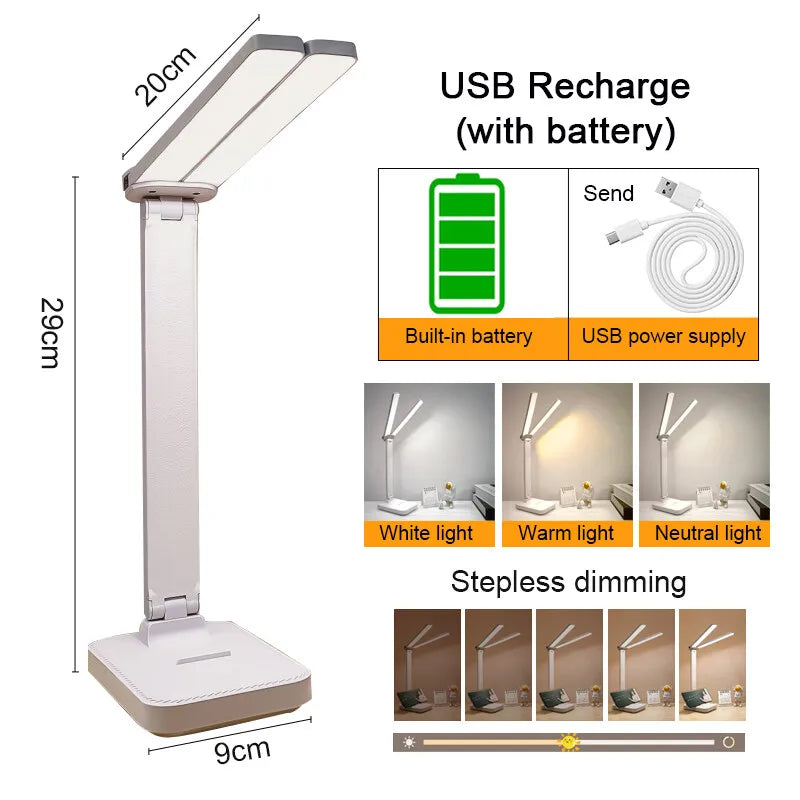 Schreibtischlampe USB dimmbar mit Touch 3 Stufen – Ansicht 12