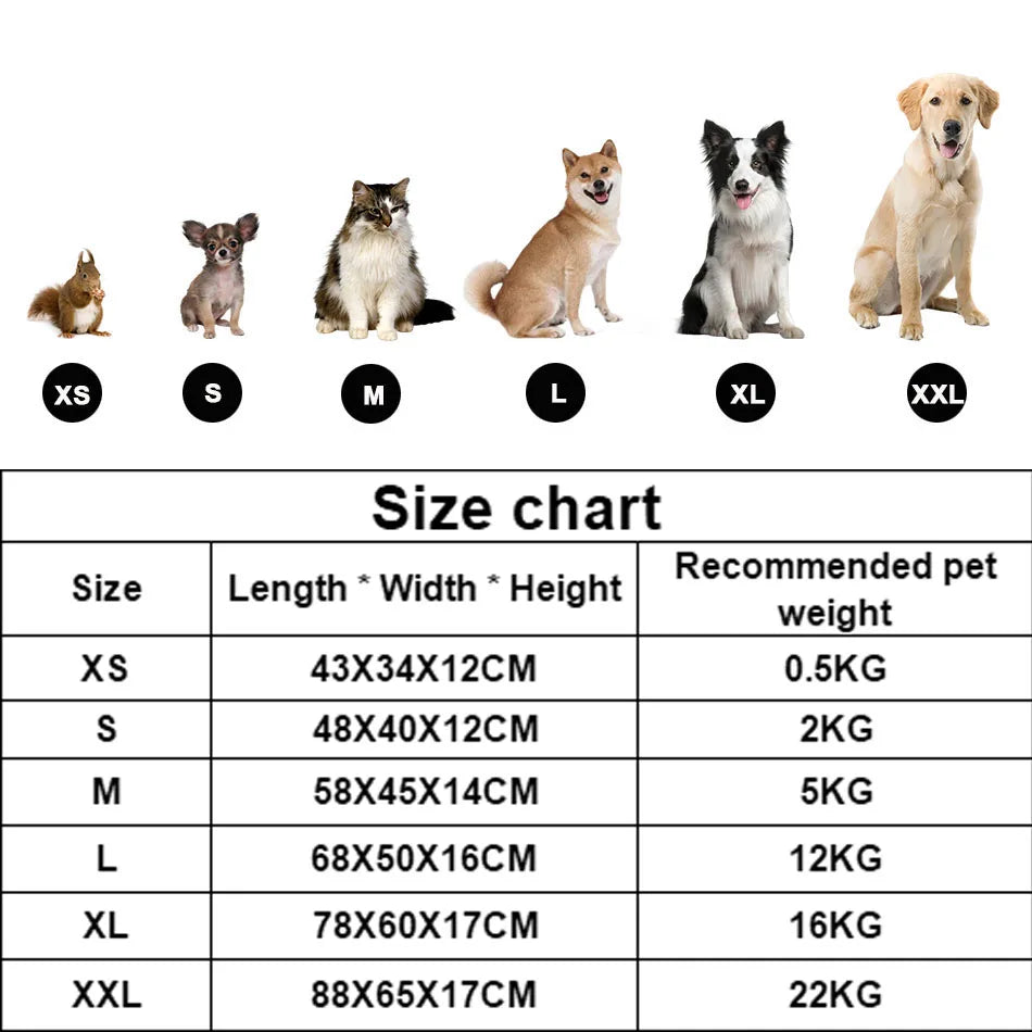 Hundebett aus Plüsch eckig – Ansicht 2