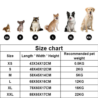 Hundebett aus Plüsch eckig – Ansicht 2