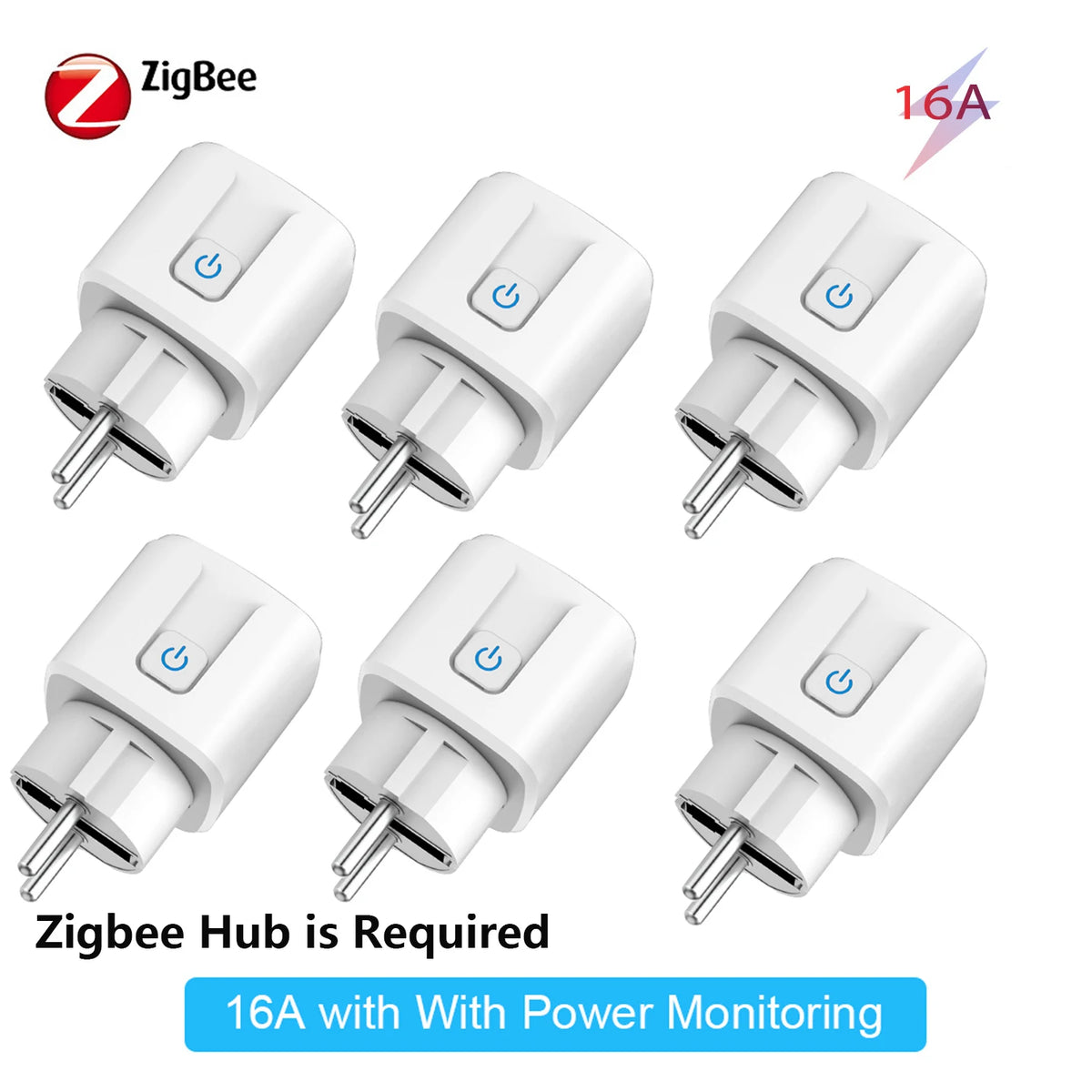 Smarte Steckdose ZigBee mit Verbrauchsmessung 16 A – Ansicht 14