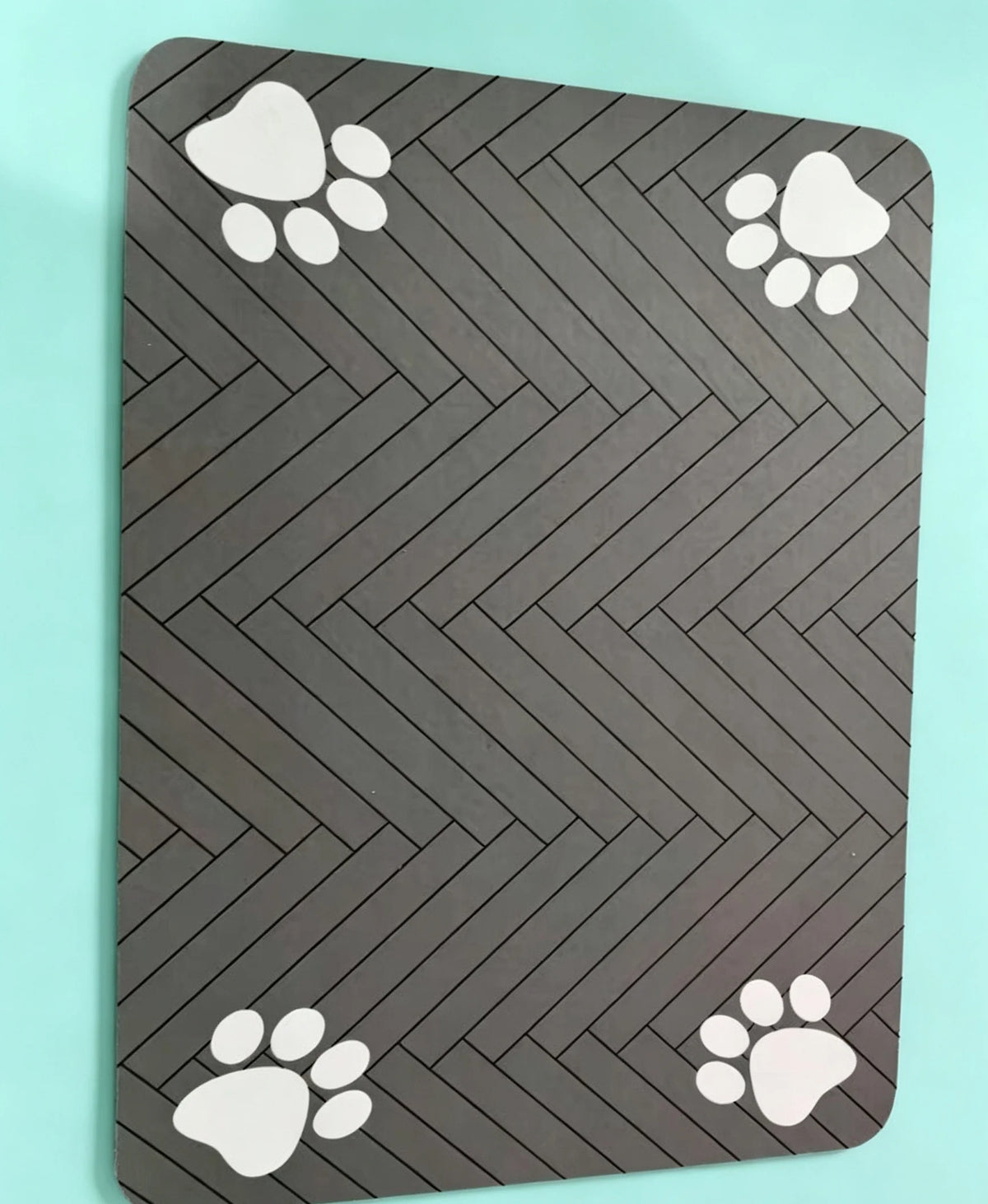 1pc Pet Stain-Resistant, Easy-To-Wash, Splash-Proof Mat – Ansicht 6