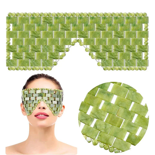 Augenmaske aus Jade mit Massagefunktion
