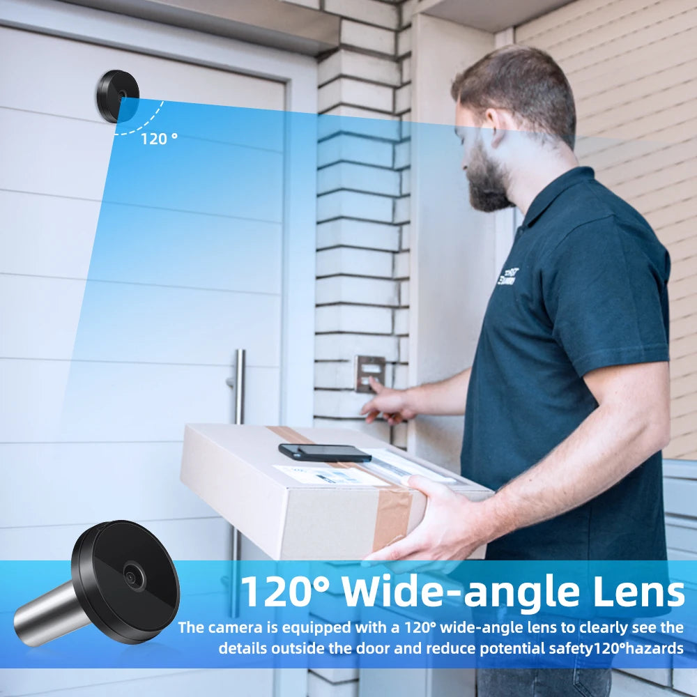 Türspion-Kamera mit 3,5-Zoll-Display und 120-Grad-Sicht – Ansicht 2