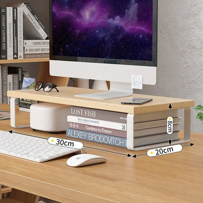 Monitorständer mit Ablage für den Schreibtisch – Ansicht 4