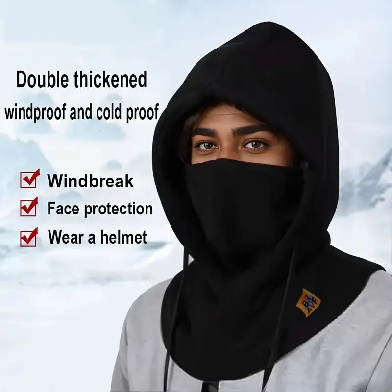 3-in-1 Winter Warm Balaclava Hat with Mask & Neck Warmer