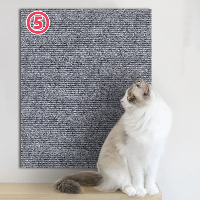 Katzenkratzbrett selbstklebend für die Wand zuschneidbar – Ansicht 7
