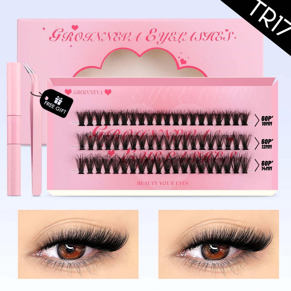VitaCare™ LashPro DIY Salon-Grade Cluster Eyelash Extension Kit