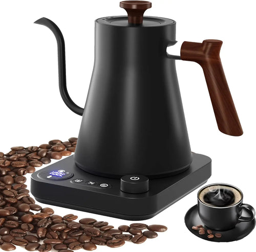 Vital™ Electric Gooseneck Kettle 900ml | Smart Temperature Control Coffee & Tea Pot